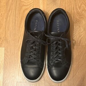 Patina/Portland Leather Black Sneakers